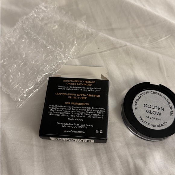Trust fund beauty that glo tho cream highlighter golden glow new in box - Picture 8 of 9